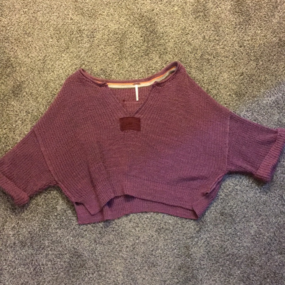 Free people crop sweater